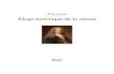 Éloge historique de la raison - beq.ebooksgratuits.com