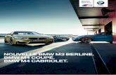 NOUVELLE BMW M3 BERLINE. BMW M4 COUPÉ. BMW M4 …
