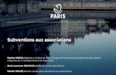 Subventions aux associations - Paris