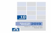 BULLETIN OFFICIEL 2019 - Aisne