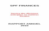 Rapport annuel 2010 - Ruling