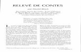RELEVE DE CONTES - BnF
