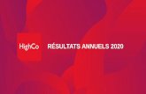 RÉSULTATS ANNUELS 2020 - HighCo