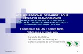ATELIER REGIONAL DE PARIS21 POUR LES PAYS FRANCOPHONES