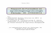Rapport de Formation en agrobiologie/agroécologie Période ...