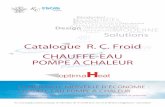 Catalogue R. C. Froid CHAUFFE-EAU POMPE À CHALEUR
