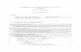 Introduction à la Programmation 1 Python - IRIF