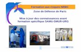 Formation aux risques NRBC Zone de Défense de Paris Mise à ...