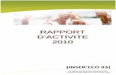 RAPPORT D’ACTIVITE 2010 - Inser'Eco93