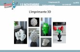 Midis techno - L'imprimante 3D - Université Laval
