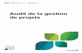 Audit de la gestion de projets - canada.ca