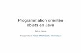 Programmation orientée objets en Java
