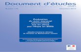 DOCUMENT D'ETUDES 175 - Accueil | DARES