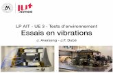 LP AIT - Test environnement vibratoire - 2021