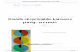 Grande encyclopédie Larousse (1976) - RYTHME