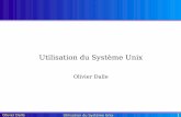 Utilisation du Système Unix - INFORMATIQUE