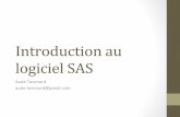 Introduction au logiciel SAS