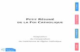 PETIT RÉSUMÉ DE LA FOI CATHOLIQUE - fmnd.org