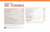 GRILLES DE COURS - Cégep Limoilou
