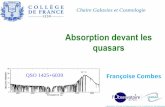 Absorption devant les quasars - college-de-france.fr