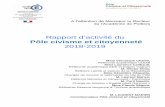 Rapport d activité du Pôle civisme et citoyenneté 2018-2019