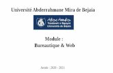 Module : Bureautique & Web
