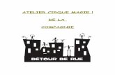 ATELIER CIRQUE MAGIE - Cie DETOUR DE RUE
