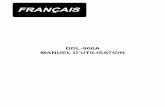 DDL-900A MANUEL D’UTILISATION - Machine à coudre et ...