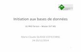 Initiation aux bases de données - French National Centre ...