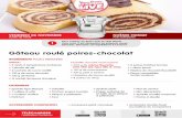Gâteau roulé poires-chocolat - legrandlivemoulinex.fr