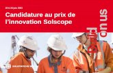 l’innovation Solscope