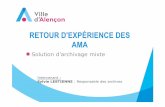 RETOUR D'EXPÉRIENCE DES AMA - Culture
