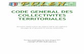 CODE GENERAL DES COLLECTIVITES TERRITORIALES