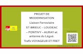 PROJET DE MODERNISATION Liaison Ferroviaire ST-BRIEUC …