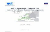 Le transport routier de marchandises luxembourgeois