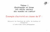 Thème 1 Chrétientés et Islam (VI-XIIIe siècles) des mondes ...