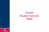 Projet Budget Exécuté 2020