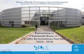 Parcoursup et l’Université Paris 13 : L’offre de ...