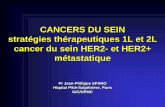 CANCERS DU SEIN stratégies thérapeutiques 1L et 2L cancer ...