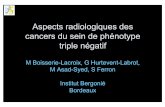 Aspects radiologiques des cancers du sein de phénotype ...