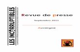 Revue de presse Auvergne sept11 - Les Incos