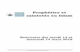 Prophéties et saintetés en Islam - iea-nantes.fr