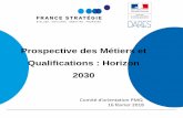 Prospective des Métiers et Qualifications : Horizon 2030