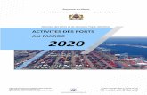 ACTIVITES DES PORTS AU MAROC 2020 - equipement.gov.ma
