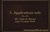 5. Applications web - LIRMM
