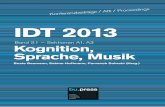 IDT 2013 - Band 2.1 / Sektionen A1, A3 - Kognition ...