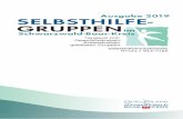 Ausgabe 2019 SELBSTHILFE- GRUPPEN - Gesundheitsnetzwerk …