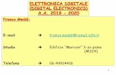 ELETTRONICA DIGITALE (DIGITAL ELECTRONICS) A.A. 2019 - 2020