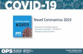 Novel Coronavirus 2019 - PAHO/WHO