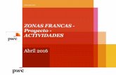 ZONAS FRANCAS - Proyecto - ACTIVIDADES